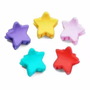 별모양 앞머리 포인트 집게 5개 애견핀 애견헤어핀 개삔