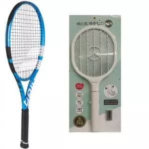 ( )삼정947 타원형 중형 심플 전기모기채 전자모기채