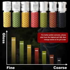 습식 연마 화강암, 대리석 및 언더마운트 싱크대 조리대용 25mm 다이아몬드 드럼 휠