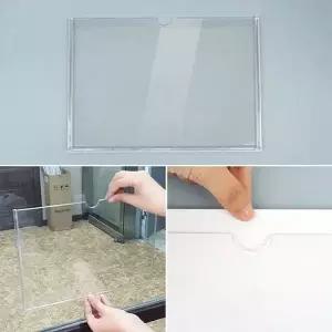 A4 가로형 투명 안내판 부착인포프레임 홍보판 알림판 (KYR-WC47800)