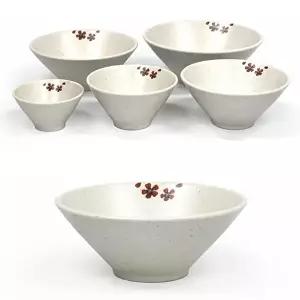 [조르지오]멜라민 AT17DZ76 대접 라면 우동 그릇 면기 면그릇 22.5cm 9호