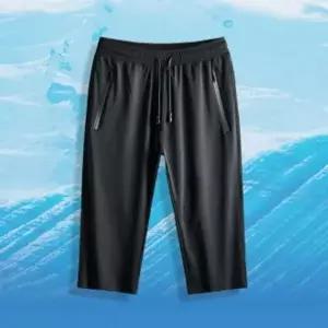 [골드스마일]여름용 남녀 공용 메쉬 7부 쿨 트레이닝 팬츠 지퍼포켓 바지