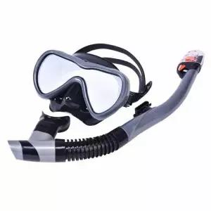 아로아 고급 스노쿨링 세트(그레이) 잠수경세트
