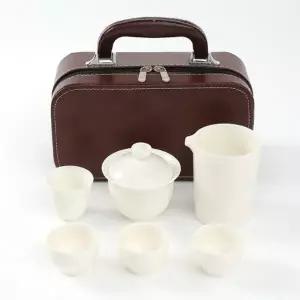 휴대용 다기 찻잔 순백 디자인 티 테이블웨어