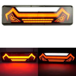 2pcs 46cm 24V 트레일러 트럭 LED 테일 라이트 회전 신호 후면 브레이크 역방향 램프 동적 자동차 미등.