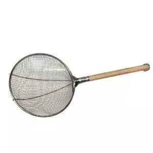 업소용 원목 그물망 건지기 횟집 식당 튀김용 뜰채