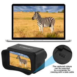 4K HD 쌍안경 디지털 야간 투시경 장치 800m 방수 고글 5X 줌 적외선 야간 투시경 망원경 사냥 캠핑용