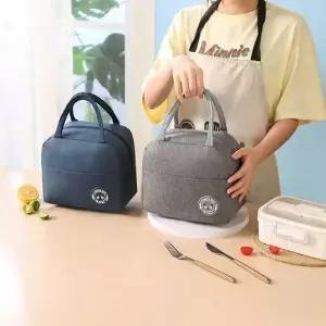 런치백 트래블  천 보온보냉 포켓 도시락 가방