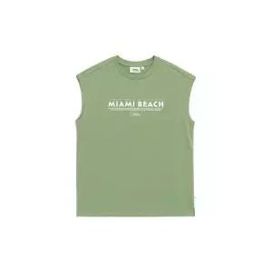 매장정품 내셔널지오그래픽 NATIONAL GEOGRAPHIC 키즈 K222UTS460 그래픽 슬리브리스 LICHENKHAKI 50046787