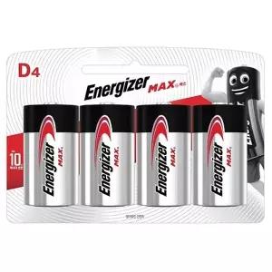 에너자이저 알카라인 맥스 건전지 D 4 (4알)