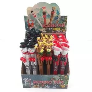 E10] 2500 크리스마스 LED 권투볼펜 삼총사 (18개세트)