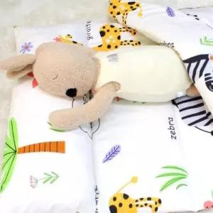 (다올)여름 어린이집 낮잠 이불 세트 배게 가방 사파리