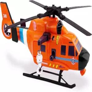 마이티 플릿 모터라이즈드 레스큐 헬리콥터 회전하는 프로펠러를 이용한 액션 작동하는 서치라이트 윈치