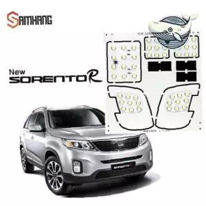 실내 조명 전방 중앙 후면 차박 분위기 조명