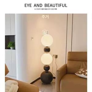 스탠드 조명 물결 거실 나선형 무드등 카페