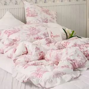 차렵 이불 베개 세트 Q 핑크 일반베개커버 광목