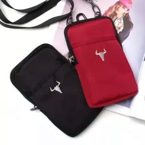 핸드폰가방 미니 등산가방 파우치 크로스백 블루