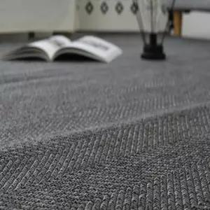 특대형카페트 차콜150X200 특대형바닥매트 사계절 자가드 거실매트