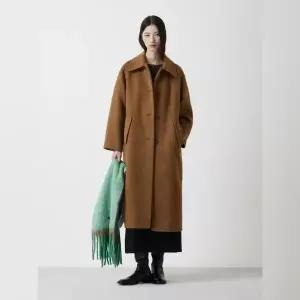 [롯데백화점]쥬크 헤어리 알파카블렌디드 싱글 롱 코트 (Z254MSG531)