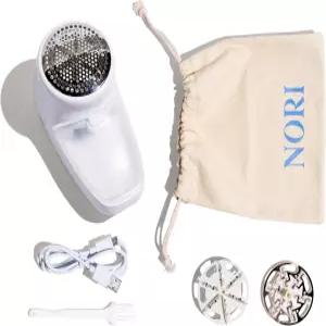 노리 트림 패브릭 면도기 - 의류 및 가구 소파 충전용 보푸라기 제거기 스웨터 알약 6개의 정밀 칼날이