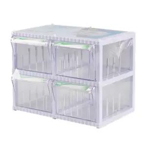 수납함 보관함 박스 투명보관함 미니 공구수납 부품함 책상위 부품박스