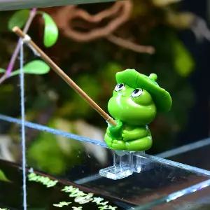 낚시하는 개구리 왕눈이 - 수조에 바로 견착가능하게 튜닝된 제품