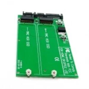 Apple MacBook Air SSD 용 듀얼 카드 슬롯 SATA 22p Raid 변환기 어댑터로 Sata