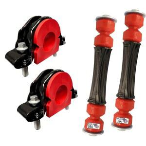 6PC 실버라도 2007-2019, - Dudes 서스펜션 GMC 928-564 1500, 스태빌라이저 32MM Sierra 1500 RED K200221 스윙 바에 바 키트는 맞습니다 OE K700538 CODE 11570935 브래킷 스태빌라이저 링크 전면