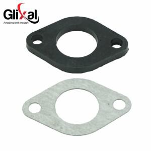 [호환품]Glixal GY6 125cc 스쿠터 모페드 ATV 기화기 탄수화물 흡기 매니폴드 스페이서 절연체 및 가스켓 1