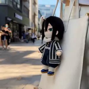 [해피디아리오] 귀멸의칼날 굿즈 귀칼 봉제인형 키링 이구로오바나이