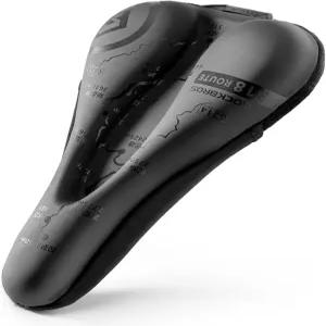 록브로스 자전거 시트 쿠션 남성용 PU 가죽 커버 레인 커버가 있는 조절식 야외 실내용 슬로우 리바운드