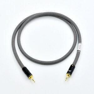 GUCraftsman 6N OFC 실버 폰 MD 2 5mm 3 도금 차폐 교체 4 4mm 케이블 MDR MV1 레이어 업그레이드