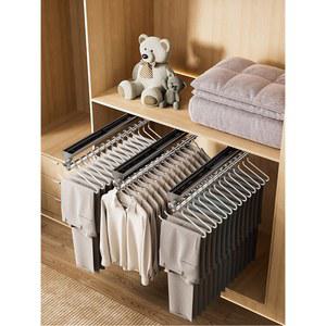 풀아웃 바지 정리함 옷걸이 수납 방지 옷장 공간 걸이 절약 미끄럼