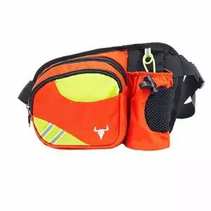 힙색 물병 컬러 등산 허리 가방 오렌지