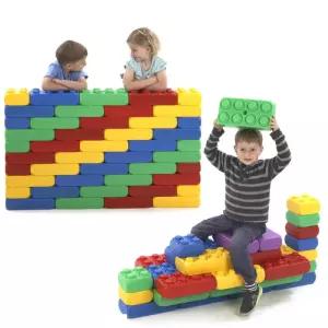 아기 울타리 집 만들기 대형블럭 공간놀이 어린이 집짓기 유아