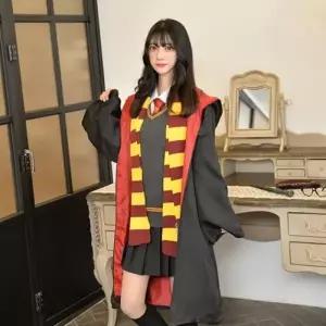 지앤제이 마법학교 레드 목도리 프레 코스 튬 튬의상 해리포터 옷
