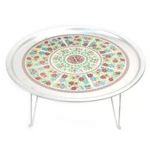 양은 밥상 찻상 다과상 원형 밥상 레트로 밥상 40cm