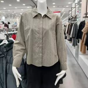 [샤트렌]스트라이프 히든플라켓 블라우스 HCEFBL207