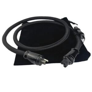 실버 Cloud XTRM 하이파이 오디오 전원 케이블  완벽한 표면 구리 C13 C19 CD 앰프 코드  미국 EU 플러그