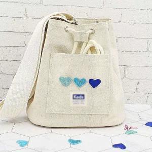 의류리폼 패치 열접착 하트 파랑 옷리폼yza609