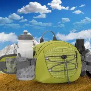 (색상 레드)물통가방 달리기 조깅 산책 등산 힙색 힙쌕 허리가방