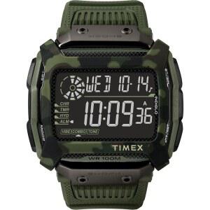 디지털 timex 스트랩 올리브 54mm 시계 카모 cat 레진 쇼크 커맨드 포함