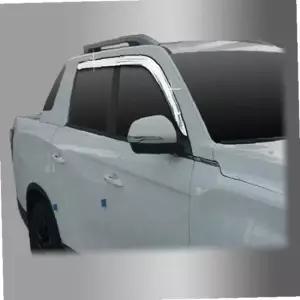 쌍용 렉스턴 스포츠 크롬 선바이저 4pcs 도어바이져