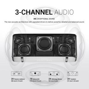 초소형 블루투스 스피커 마이크 DSP 기술 Pro 카드 가정용 사운드 이동 BOGASING AUX 갖춘 내장 3채널 스테레오 EQ 사무용 베이스를 옥스 S8 Max 생생한 TF 오디오 펀치