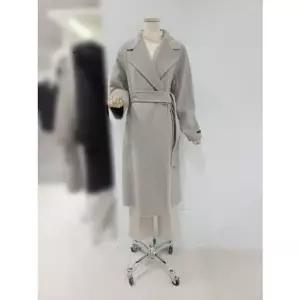 [갤러리아] [SOUP]여밈장식 제천벨트 핸드메이드 롱 코트 SBAHCN1