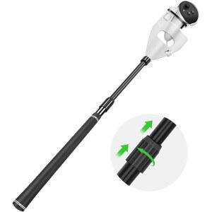 메타 오큘러스 퀘스트 3S/3 액세서리와 호환되는 VR 골프 클럽, 컨트롤러를 고정할 수 있는 접이식 클럽 손잡이 부착물, 사실적인 그립 액세서리, 게임 경험 향상