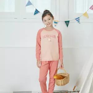 수아팜 [정상가 27900원] 여아 핑크 드리머 코튼 긴팔 내의 세트