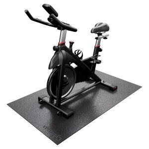 사이브스트랙스 러닝머신 매트, 고정식 스핀 바이크용 자전거 트레이너 60인치 x 36인치 자전거, 러닝머신, 타원형, 요가용 미끄럼 방지 운동 기구 매트 - 카펫이나 하드우드용 바닥 보호대