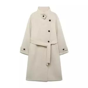 나이스클랍 하이넥 벨티드 핸드메이드 코트 N254MWCB55 217517