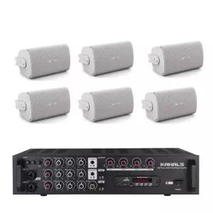 BOSE FS2SE 보스 스피커 6개 4채널앰프 베이커리카페 회의실 강의실 매장 앰프 스피커 음향패키지